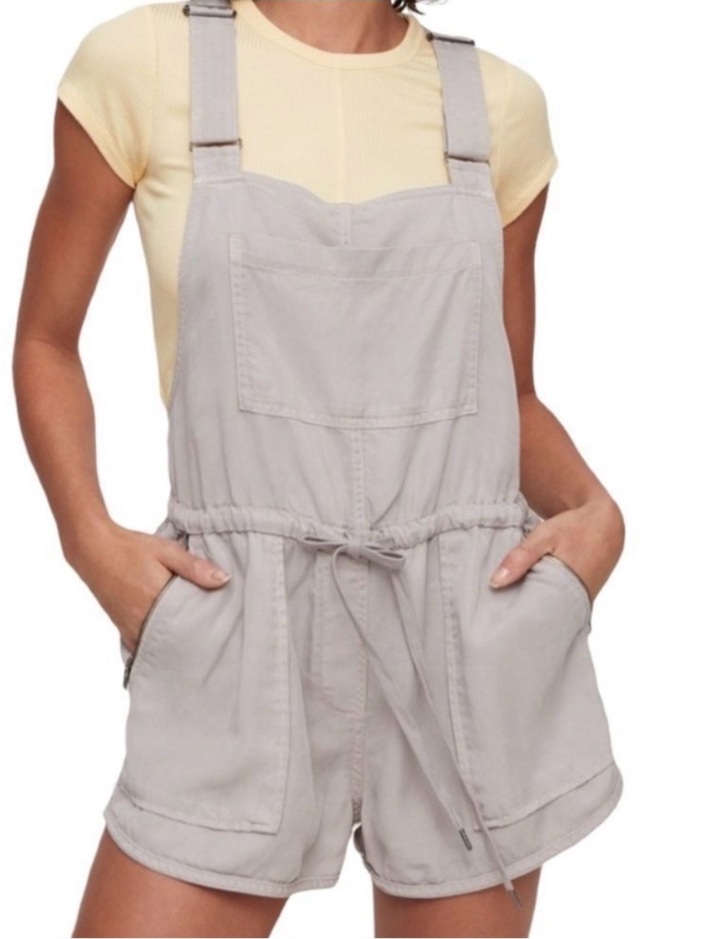 Aritzia Wilfred Free Beatriz romper jumpsuit overall shorts size small
